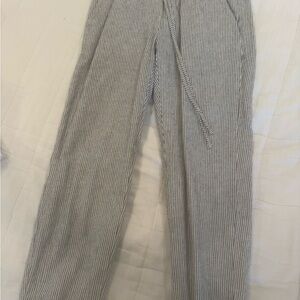 J Crew Factory Cotton Linen Blend Drawstring Pants